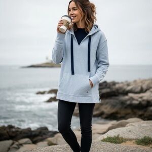 Nautica Women's Sky Blue Hoodie